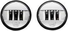 Custom Dynamics Probeam 4.5" Led Passing Lamps Chrome Lamp Probeam Pas