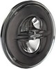 Drag Specialties Headlight 7" W/Mounting Ring Reflector 12V Led Dark C