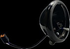Custom Dynamics Shell Headlght 5.75" Blk Shell Headlght 5.75 Blk