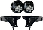 Custom Dynamics Headlight Dual Shark Demon 2 W/ Speed Plates Headlight