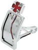 Drag Specialties Taillight Led Maltese Cross W/ Curved Vertical Side-M