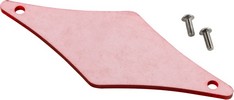 Drag Specialties Replacement Lens Diamond For 20100557 Lens Red Repl F