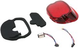 Drag Specialties Taillight Low-Profile Led Red Lens W/ Bottom Taglight