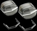 Ciro Taillights Tri Glide Light Smoke Lens Taillights Tri Glide Light