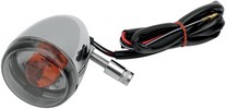 Drag Specialties Turn Signal Kit Front Oem Deuce-Style Smoke Lens Chro
