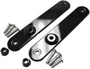Drag Specialties Gloss Black Turn Signal Relocation Mounts Mounts Turn