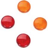 Drag Specialties Replacement Amber/Red Lens Kit For Mini Deuce Marker