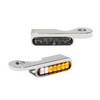 Heinz Bikes Handlebar Mounting Led Blinkers W/Position Light Chrome Tu