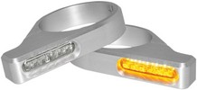 Heinz Bikes Turn-Signal Zc-Line Classic Led Fork Mounting Silver Turns