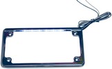 Custom Dynamics License Plate Frame With Led Illumination Frame Lp Chr