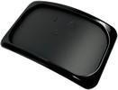 Drag Specialties License Plate Mount Three-Bolt Large Radius Black Mou