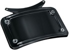 Kuryakyn License Plate Frame Curved Black