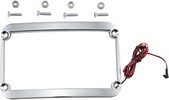 Klock Werks License Plate Frame Lighted Chrome Frame Lcns 200 09+ Lit