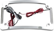 Custom Dynamics License Plate Curved Frame All In One Led Chrome Frame