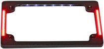 Custom Dynamics License Plate Frame Flat Led Black Frame Lic Plt W/Lt