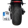 Heinz Bikes Side Mount License Plate Holder W/Tl Alum Black (Fxsb) Lic