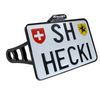 Heinz Bikes Side Mount License Plate Holder W/Tl Alu Blk (Ch) (Fxsb) L