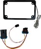 Custom Dynamics Frame License Plate W/ Tag Light Blk For Sxs Frame Lic