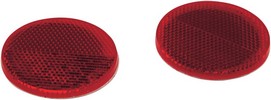 Saddlemen Reflector Lens Kit Round Red Reflector-Saddlebag