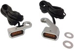 Drag Specialties Lights Marker Handlebar Chrome/Amber Led Lights Mrkr