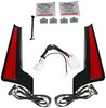 Custom Dynamics Light Fascia 06-09Blk/Red Light Fascia 06-09Blk/Red