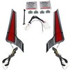 Custom Dynamics Light Fascia 06-09Chr/Red Light Fascia 06-09Chr/Red