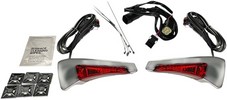 Custom Dynamics Light B-Rest Cvo Chr/Red Light B-Rest Cvo Chr/Red