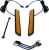 Custom Dynamics Led Fork Light - Amber - Black Light Led Fork Amb Blk