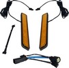 Custom Dynamics Led Fork Light - Amber - Black Light Led Fork Amb Blk