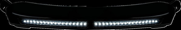 Custom Dynamics Lights Led Windshield Trim Gloss Black Road Glide Ligh