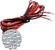 Custom Dynamics Genesis Led Cluster 1" 16Leds/Red 1.0 Red Hardwire Led