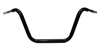 Apehanger handlebar 1-1/4'''' excpt grip, H30cm, W94cm, PB31cm, black