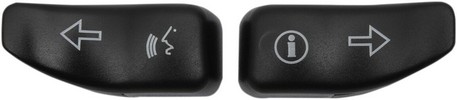 Drag Specialties Caps Turn Signal Switch Extension Caps T/S Ext Blk Fl