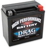 Drag Specialties Battery Maintenance Free Agm 12V Lead Acid Replacemen