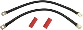Drag Specialties Battery Cable Kit Black Cable Set Bat Blk 04-09Xl
