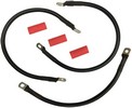 Drag Specialties Battery Cable Kit Black Cable Set Bat Blk82-88Fxr