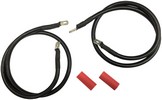Drag Specialties Battery Cable Kit Black Cable Set Bat Blk 89-92Fl