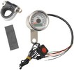 Drag Specialties Electronic Speedometer 1.8" Polished White Face Speed