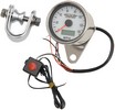 Drag Specialties Electronic Speedometer 2.4" Polished White Face Speed