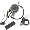 Drag Specialties 220 Km/H Black Face Programmable Mini Electronic Spee