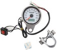 Drag Specialties 220 Km/H White Face Programmable Mini Electronic Spee