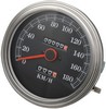 Drag Specialties 5" Dash Mount Speedometer Speedo 2:1 89-95Face Km/H