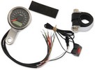 Drag Specialties Electronic Speedometers With Indicator Lights 1-7/8"