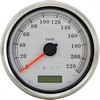 Drag Specialties Speedometer Slvr Kph Rk Speedometer Slvr Kph 5
