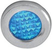 Drag Specialties Snap-In Indicator Light Blue 0.3" Stainless Steel Bez