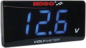 Koso Volt Meter Super Slim Blue Light Volt Meter Blue Super Thin