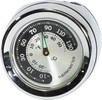 Drag Specialties Bar Mount Thermometer Chrome Gage Thermo Chr 1' Bar