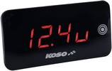 Koso Gauge Volt/Temp Sst Red Gauge Volt/Temp Sst Red