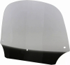 Memphis Shades Windshield Standard Batwing-Fairing 12" Clear Shield Ms