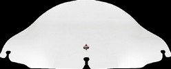 Klock Werks Windshield Flare Flh 6.5" Clear Flh - 1996-2013 - Flare Wi